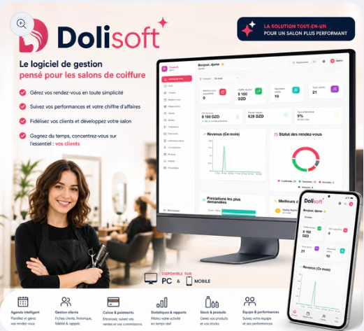 gestion des salons de coiffure