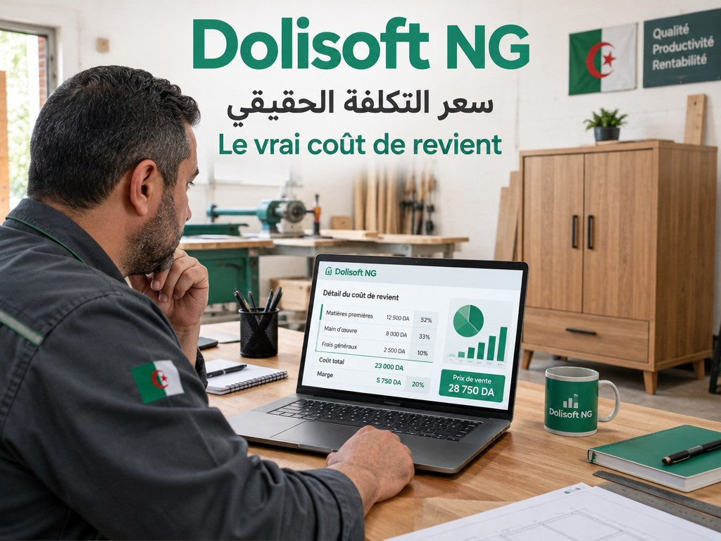 Dolisoft NG Atelier — le vrai coût de revient