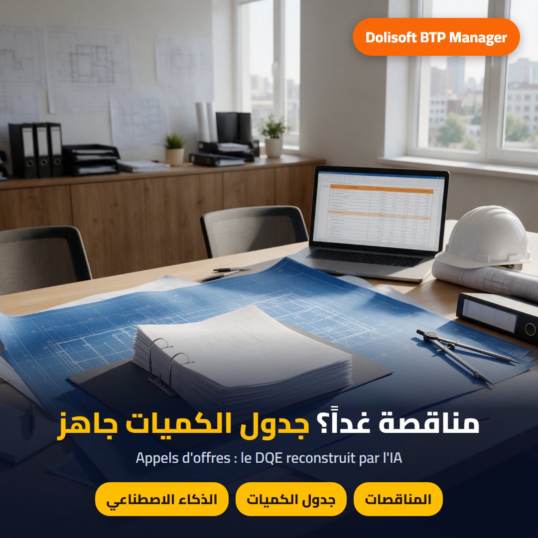 المناقصات — Dolisoft BTP Manager