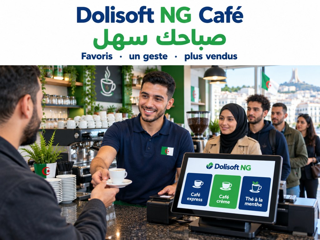 Dolisoft NG Café — le rush du matin, favoris en un geste