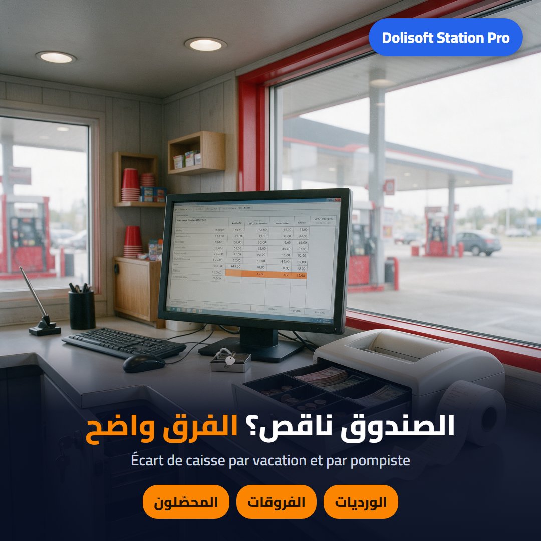 Dolisoft Station Pro — ecart-caisse