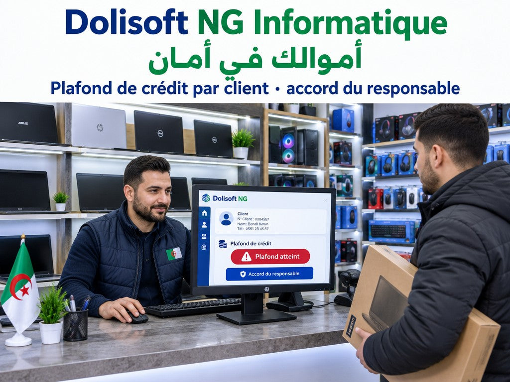 Dolisoft NG Informatique — plafond de crédit par client