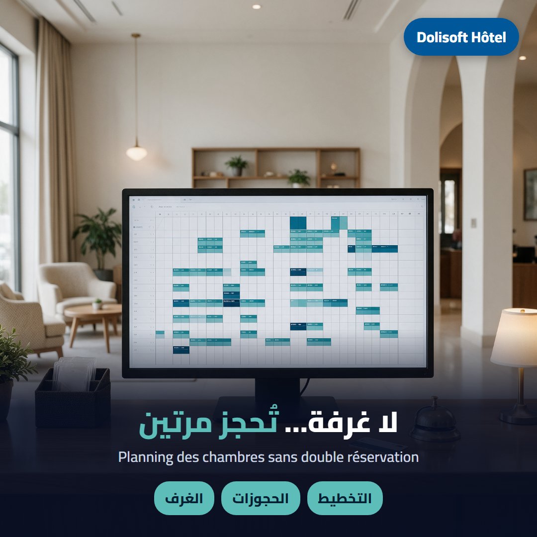 Dolisoft Hôtel — planning-chambres