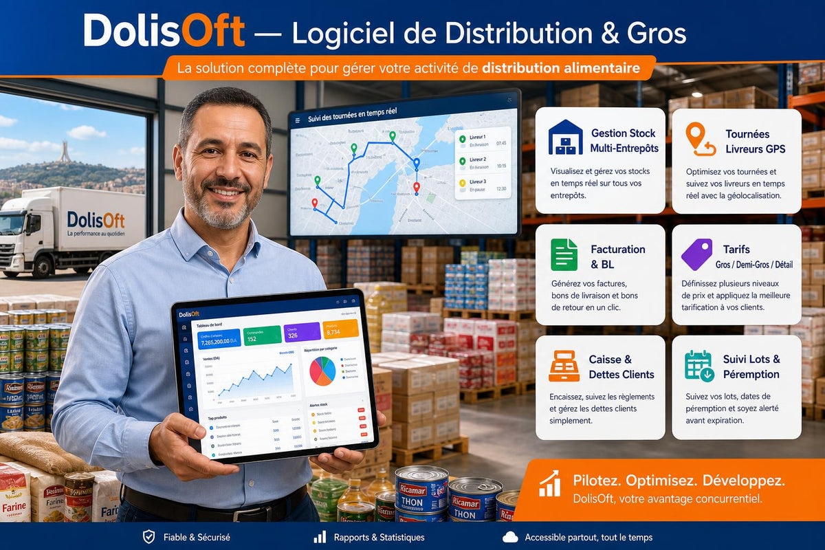Le logiciel de distribution pensé pour les grossistes en alimentation générale