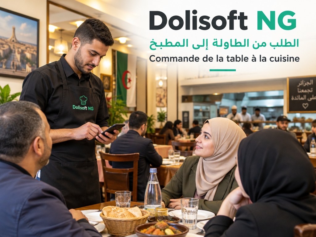 Dolisoft NG Restaurant — commande de la table à la cuisine