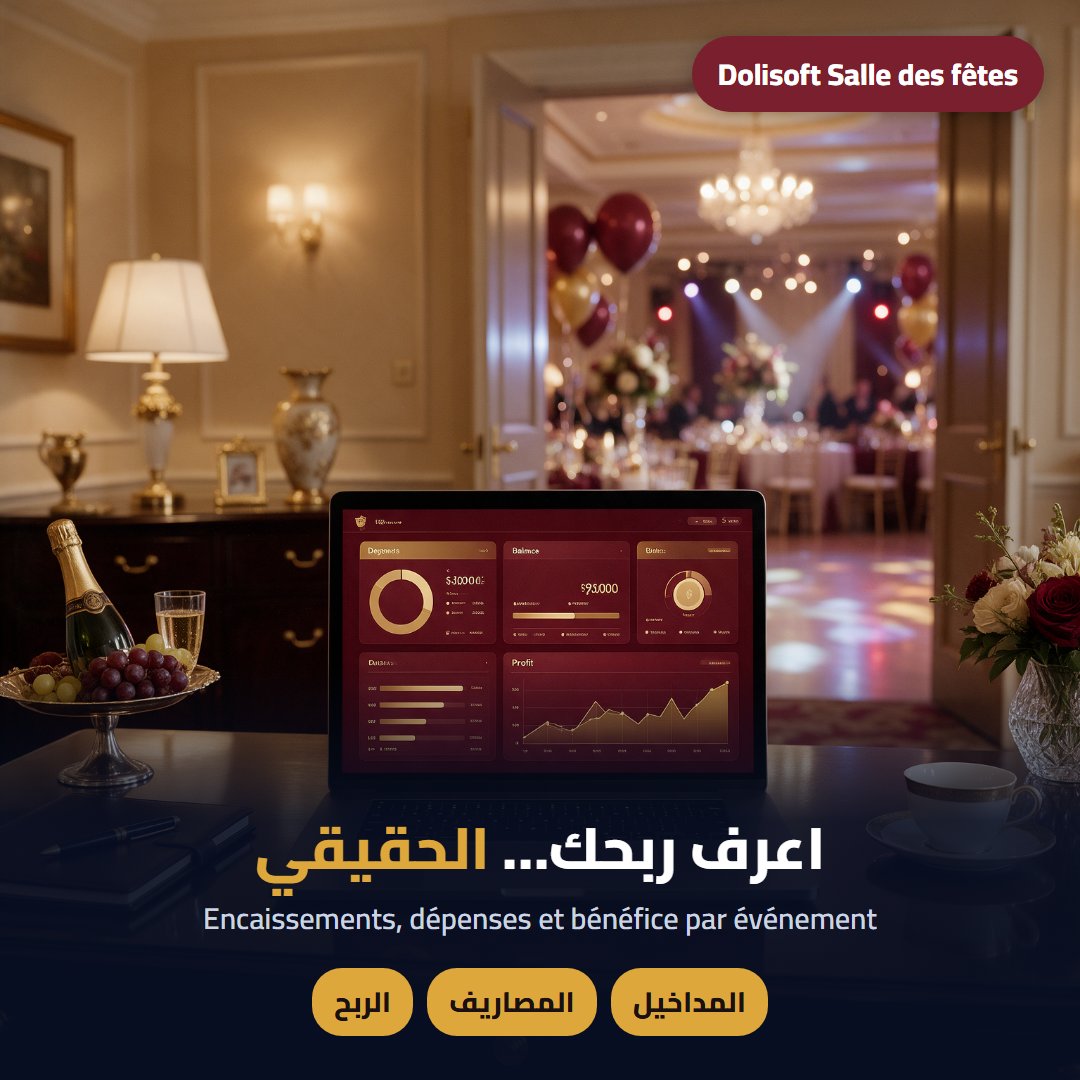 الأرباح — Dolisoft Salle des fêtes